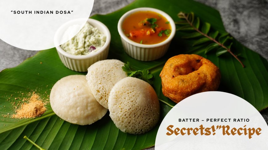 🥞 “South Indian Dosa Batter – Perfect Ratio Secrets!”